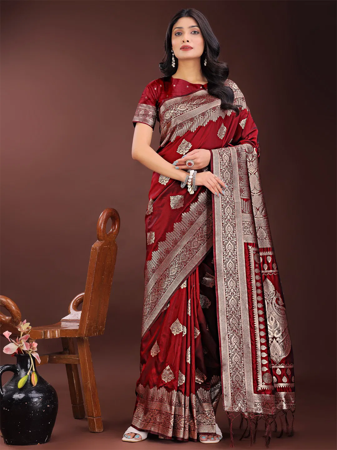 Tana Bana By Astita Silk Wedding Wear Saree Wholesale Price In Surat